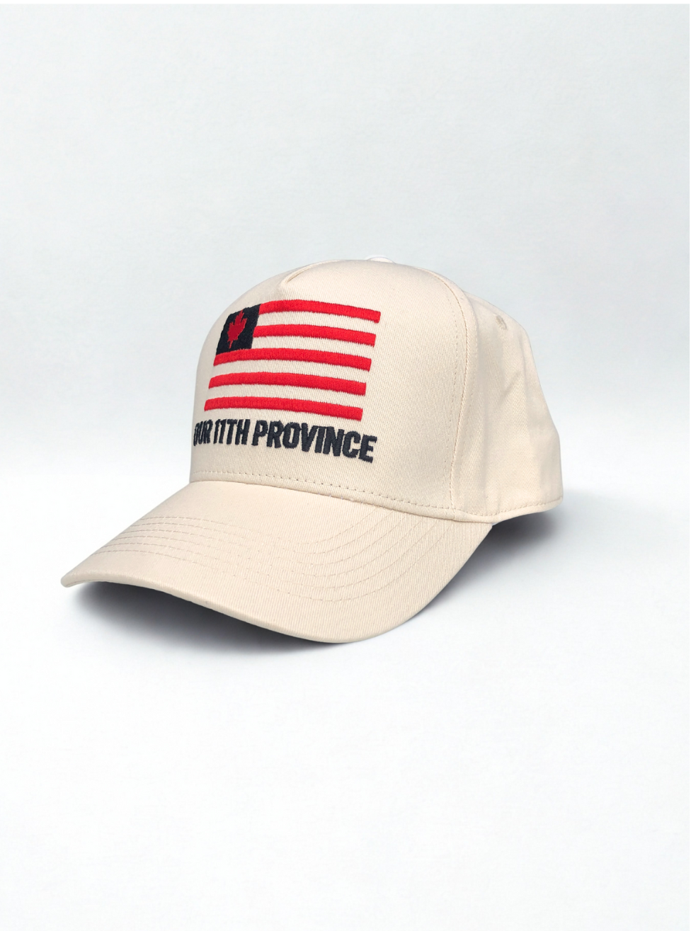 Rogue North - “11th Province” Canadian Hat (Creme) | 100% Cotton | Embroidered